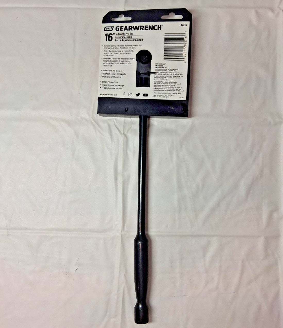 GEARWRENCH Steel Indexing Pry Bars Set of 3 8"/10"/16" OAL 82301D