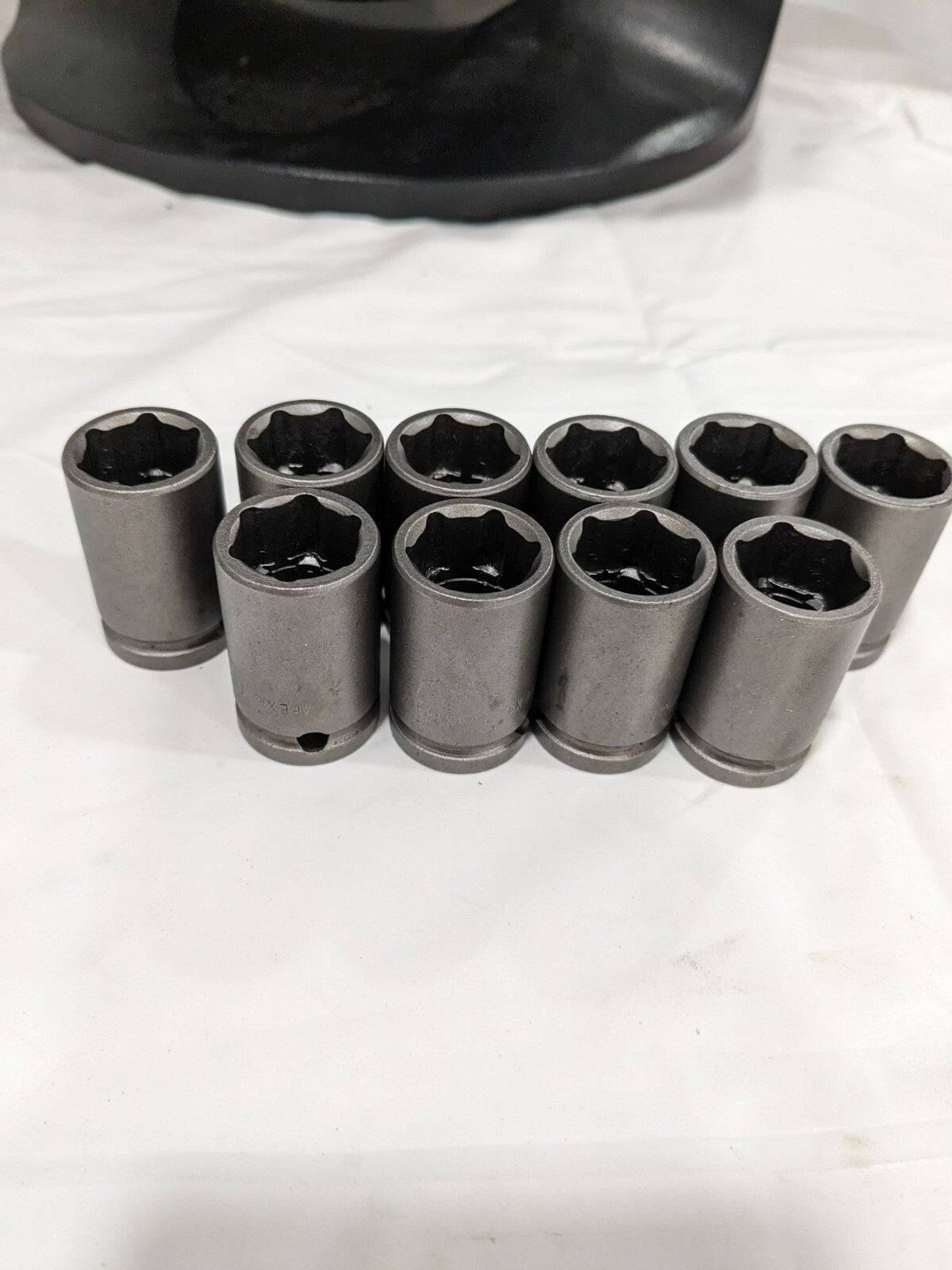APEX Impact Socket: 3/8" Drive, 17 mm Socket, Hex Drive Qty 10 17MM43