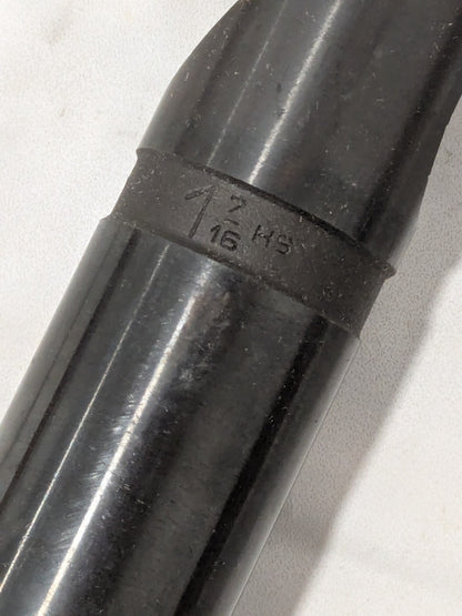 1-7/16" Reduced Shank Drill Bit, 2 Flute, 118º, HSS, Black Oxide 1-7/16 HS