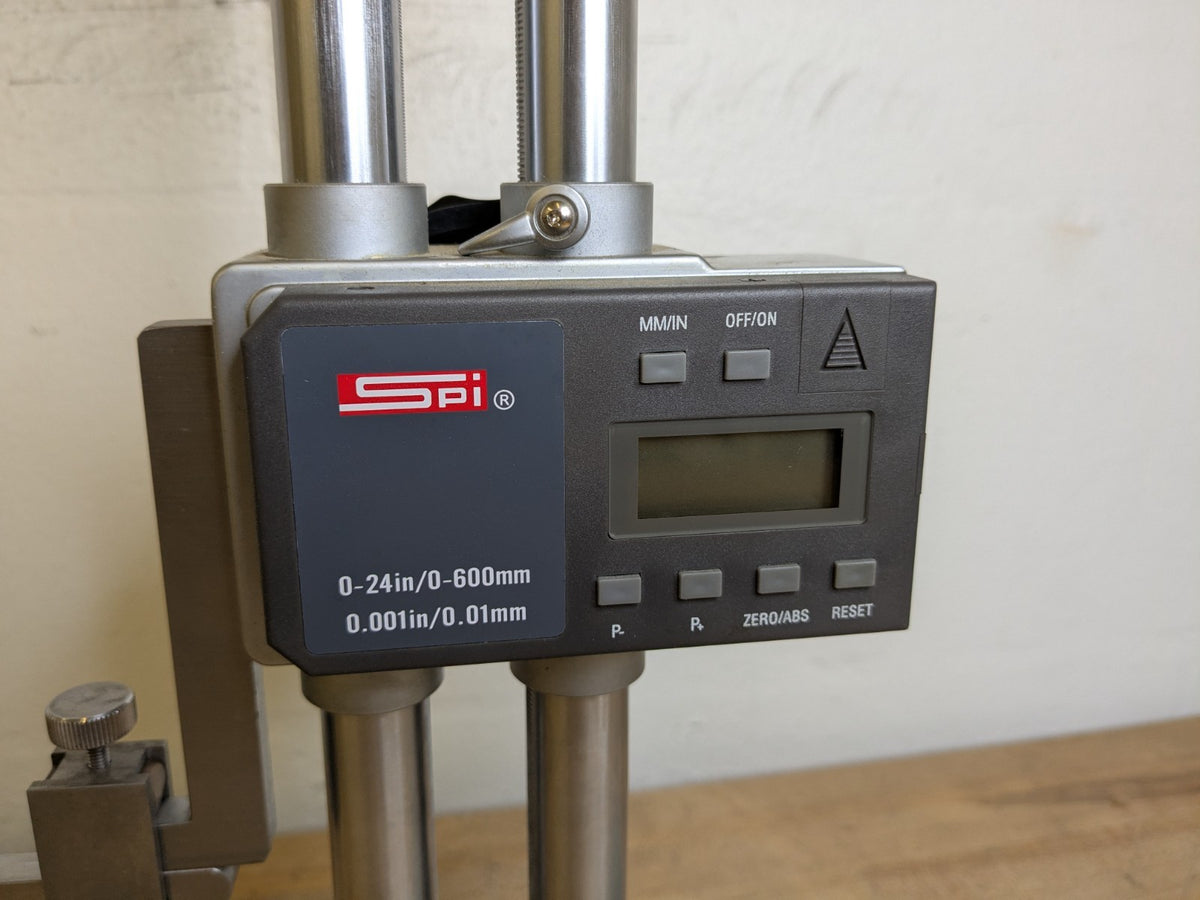 SPI Electronic Double Beam Height Gage 0 to 24" Range 11-199-7 Parts / Repa