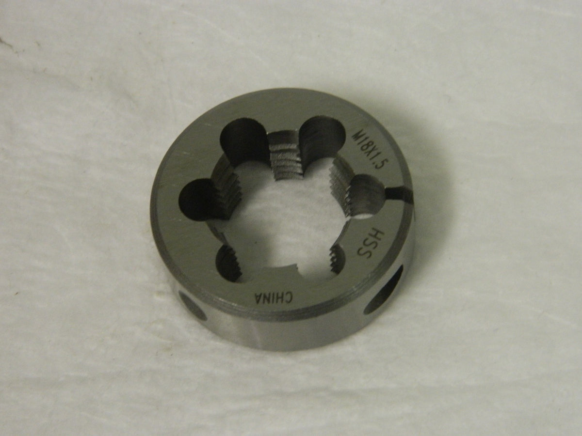 Interstate 03863958 M18 x 1.5" 1-1/2" Od HSS Round Die Qty. 1