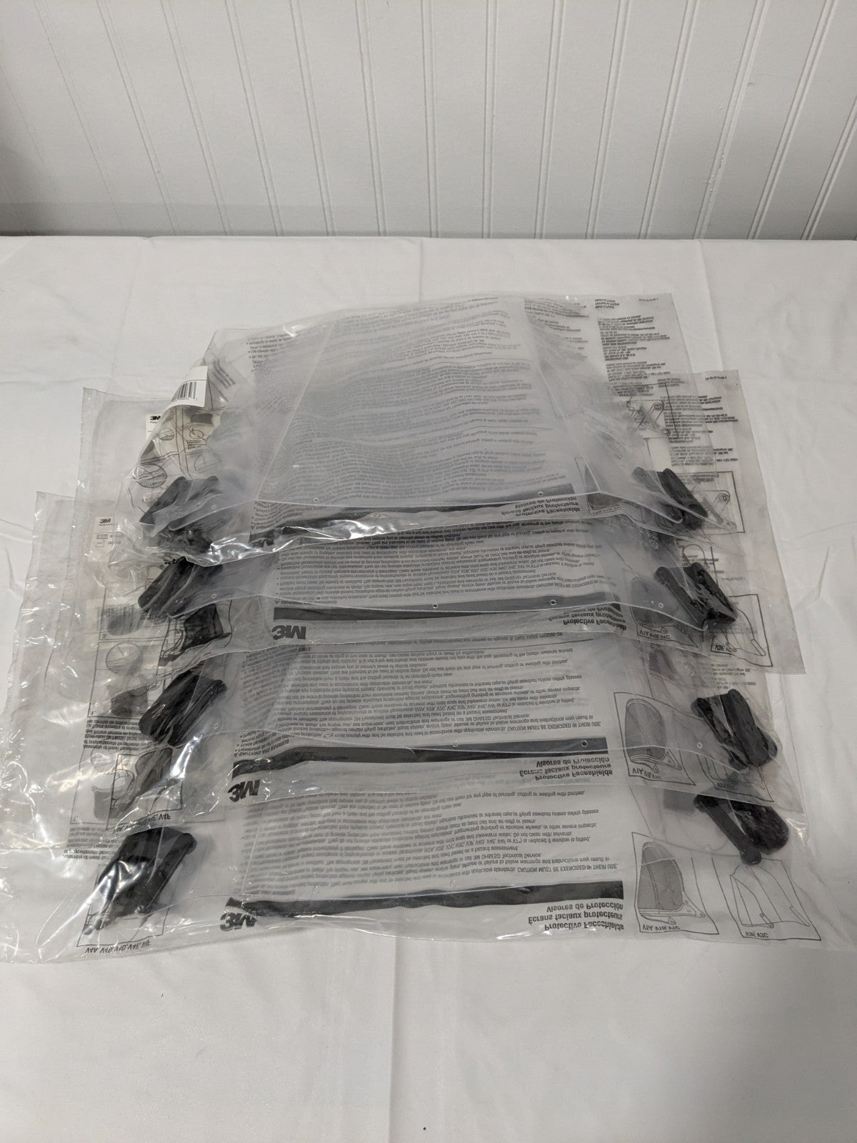 3M Face Shield Replacement Window Clear 6.75" High, 0.13" Thick 4 PCS 7000103812