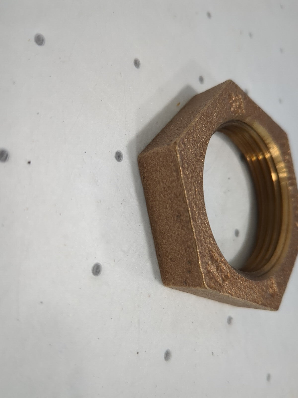 MERIT BRASS Brass Pipe Locknut 1-1/4" Fitting Threaded FNPT Class 125 X119-20