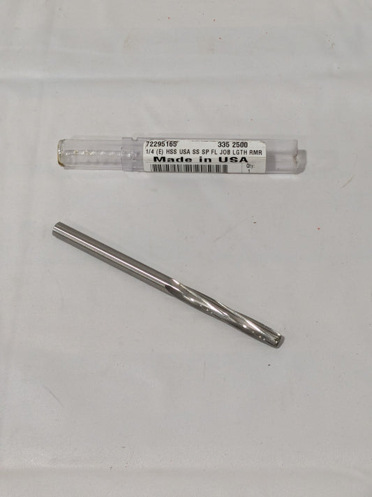 Yankee Chucking Reamer: Letter E, 4" OAL, 1-1/2" Flute Length 335-0.2500