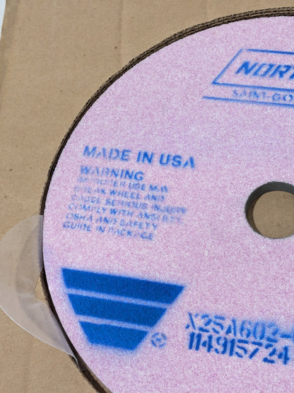 Norton Surface Grinding Wheel: 250.00 mm Dia, 10.00 mm Thick 69083155615