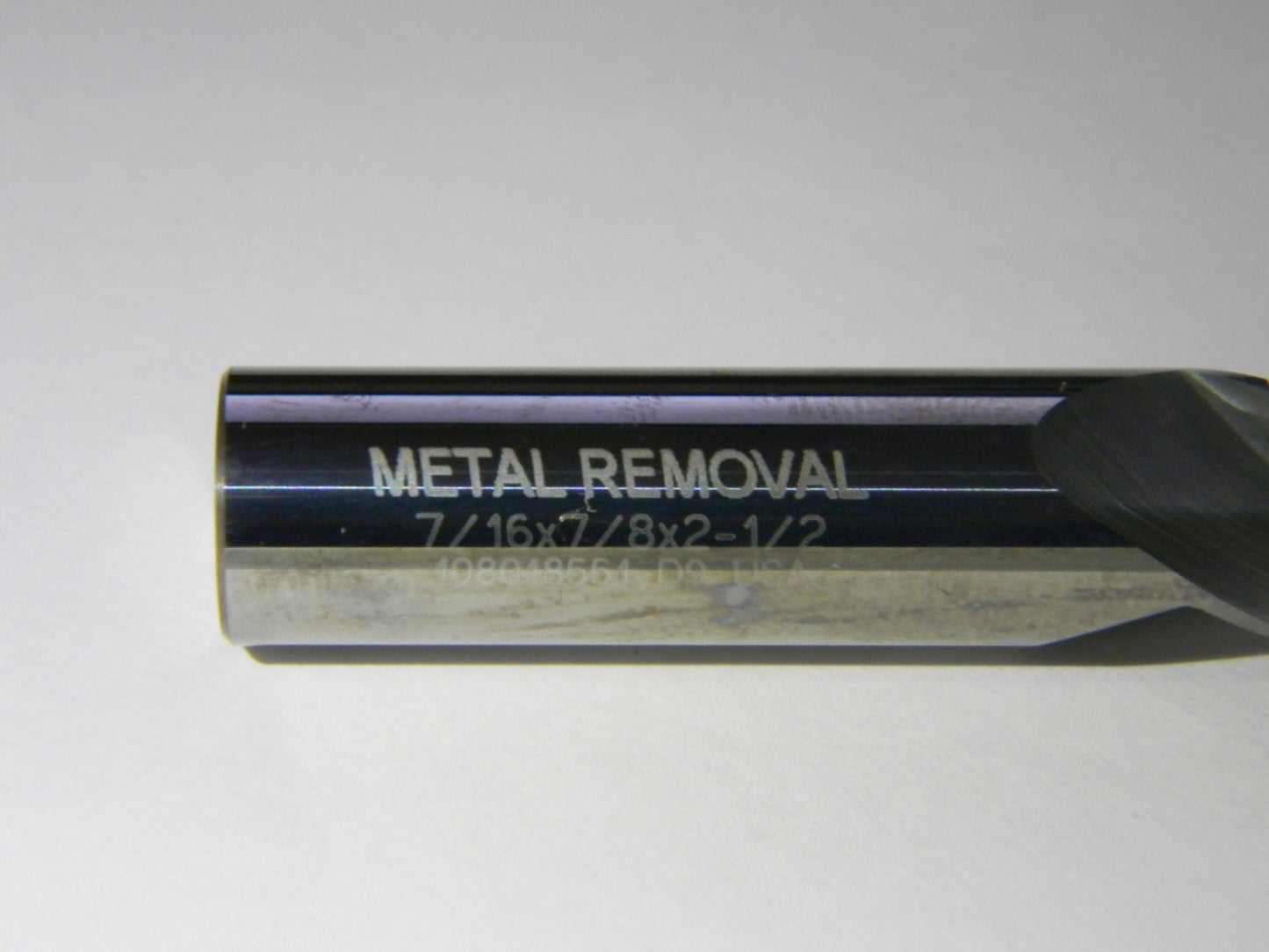 Metal Removal 7/16" x 7/16" x 7/8" x 2-1/2" 3FL Carbide End