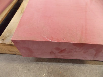 Pro-Grade Hard Polyurethane Plastic Sheet 1000 x 500 x 100 mm Red 77936474