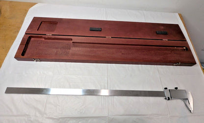 Starrett Master Vernier Slide Caliper Steel 0-24" Range 123Z-24 50528