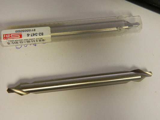 SPI #5 Plain Cut 60° Incl Angle HSS Combo Drill & Countersink QTY 2  82-347-6