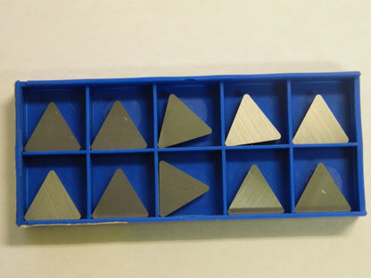 Korloy Tpu433 C2 2042-8040 Carbide Inserts, Qty 10 78230935