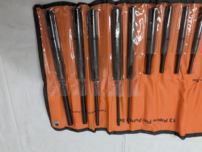 13 Piece Pin Punch Set w/Vinyl Case 1/8" to 3/8" DDP/5-PP/8*