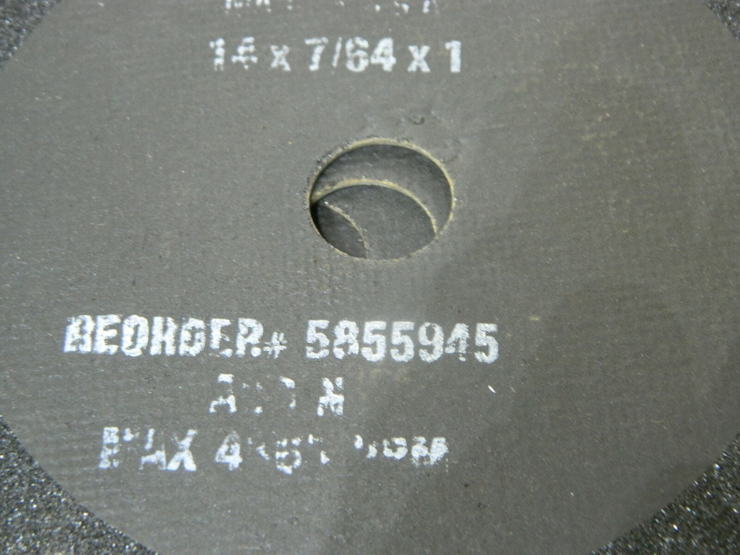 Aluminum Oxide Cutoff Wheels 14" x 7/64" x 1" Hole 36 Grit Qty 4