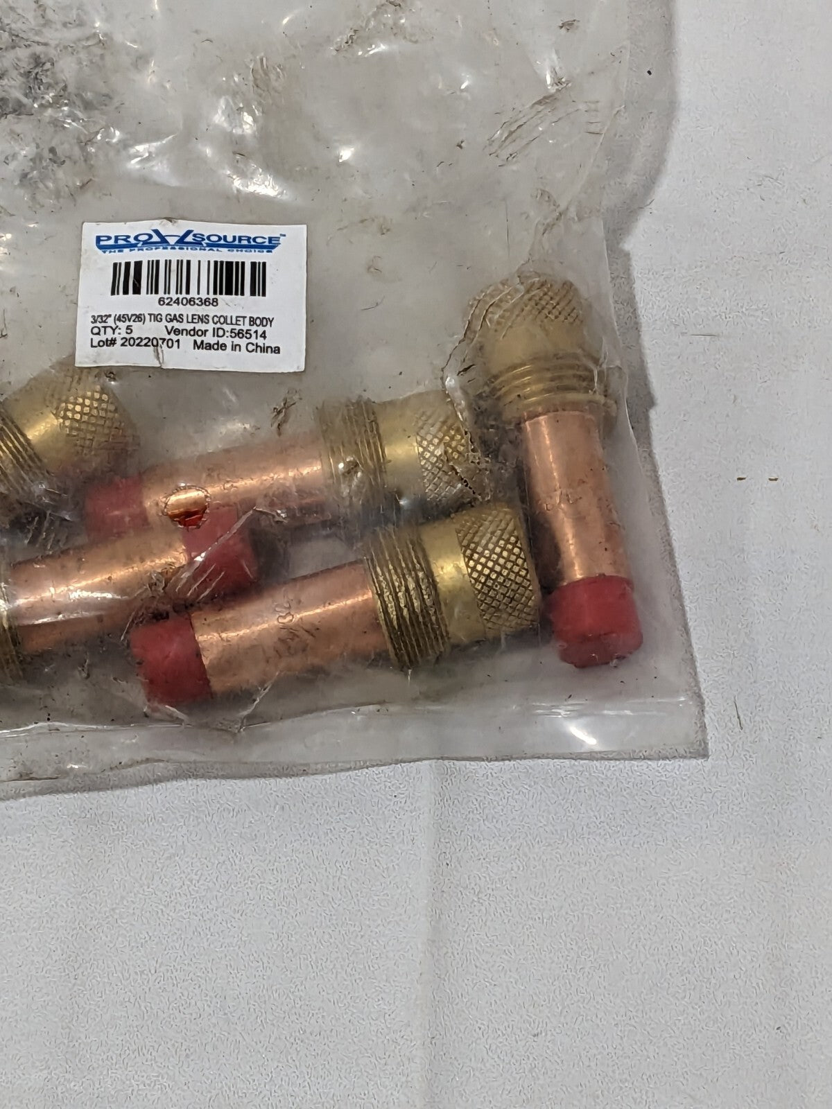 Pro-Source 3/32 Inch Gas Lens TIG Torch Collet Body Qty 5 62406368