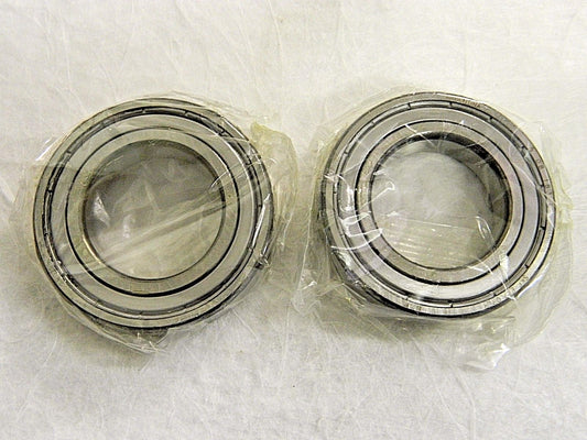 SKF Radial Ball Bearings 1 Row 0.55" Wide x 2.44" Outside Dia Qty 2 6007 2ZJEM
