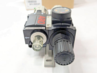 ARO/Ingersoll-Rand 2 Pc FRL w/Pressure Gauge 1/4NPT C38121-600