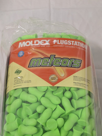 Moldex Earplug Dispenser Refill: 500Pr, Foam, Taper End Shape, 33dB 6645