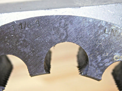 Interstate Carbon Steel Hex Rethreading Die 3-1/8-8 UNS 2 Thick 79770897