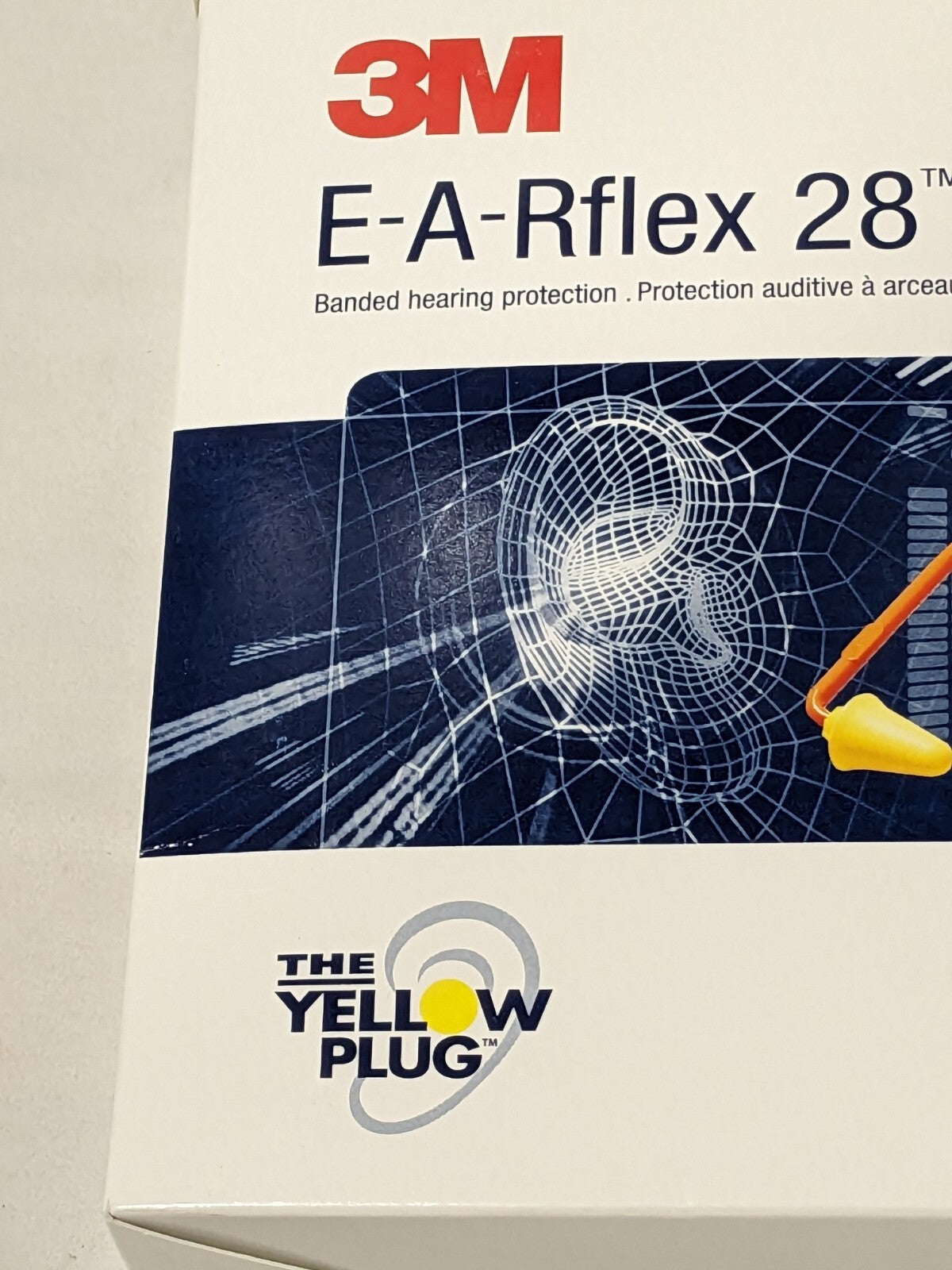 3M E-A-Rflex Cone Shape Foam/Thermoplastic Regular EarPlug Qty 10 320-1000