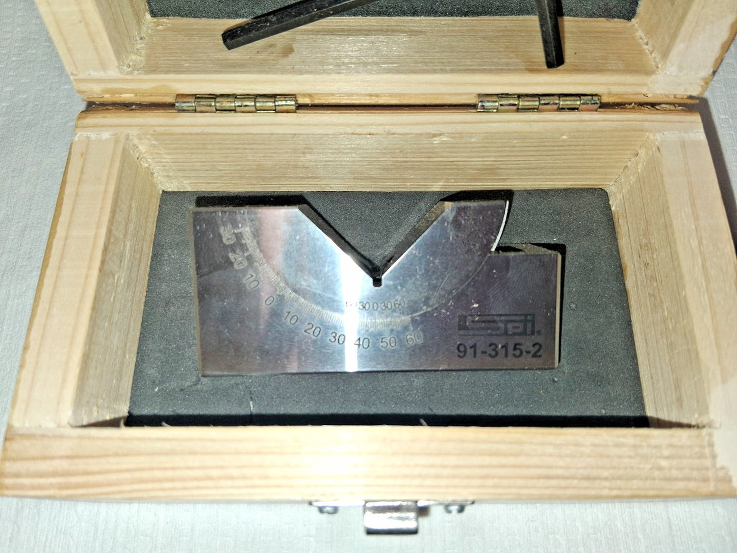 SPI Tool Steel 0 to 60° Adjustable Angle Block 91-315-2
