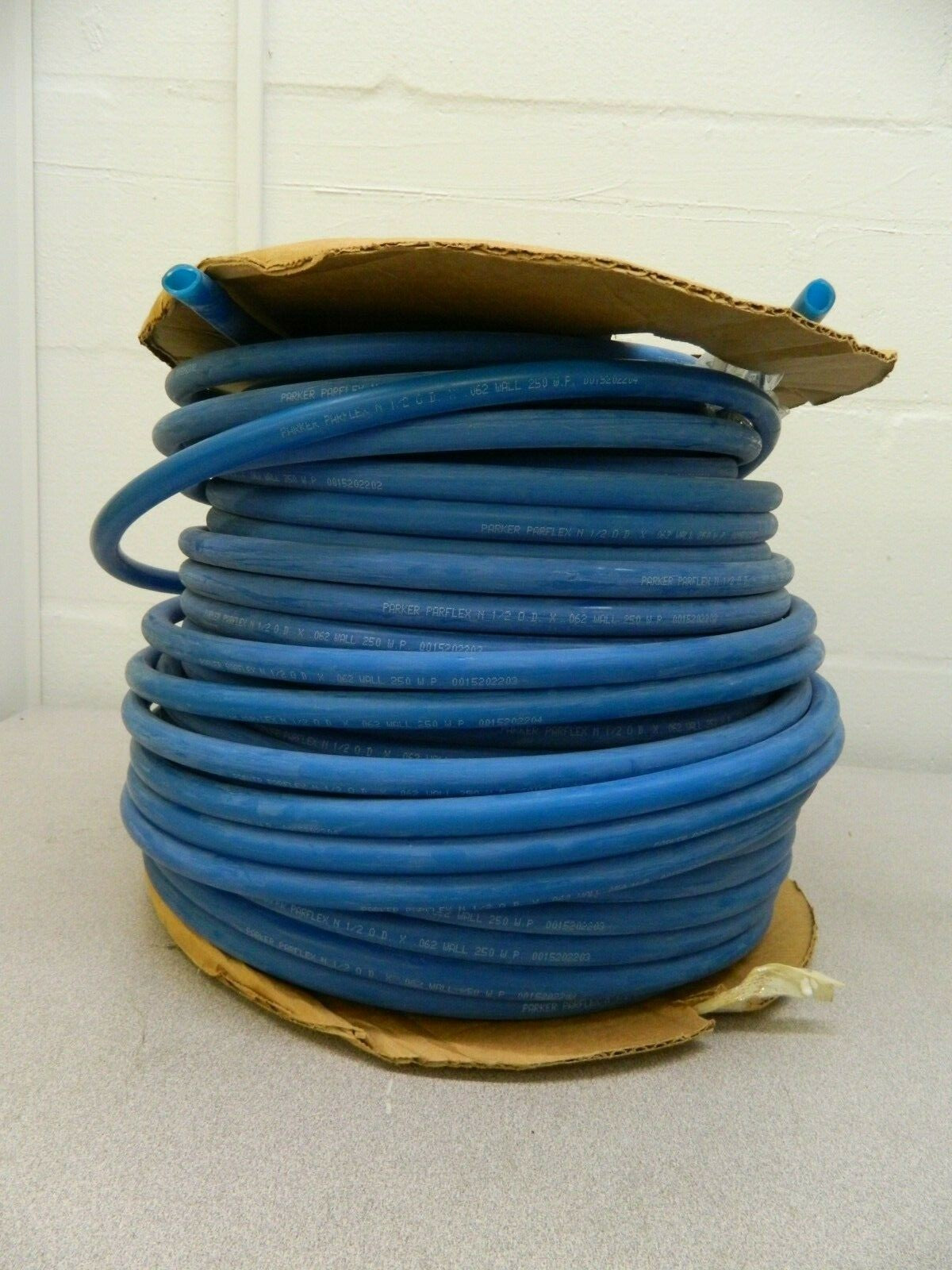 Parker Nylon Tube 3/8" ID 1/2" OD 1/16" Wall Approx. 200' Lo