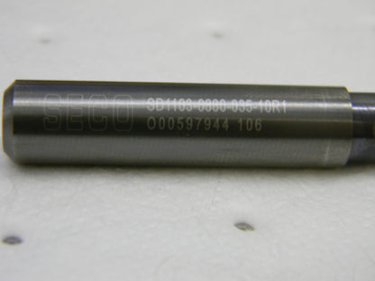 SECO Solid Carbide Screw Machine Length Drill Bit 0.3465" Dia, 140 ° 02899053