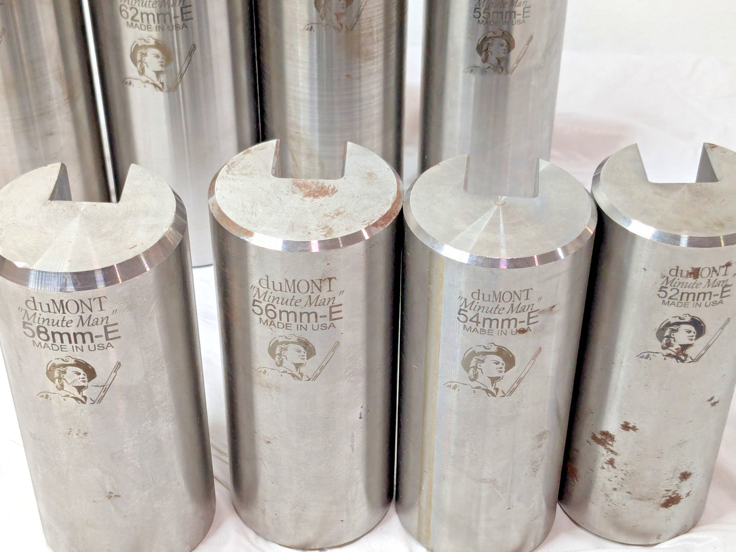 Dumont Minute Man 10 Pc Style E Keyway Broach Set W/O WOODEN CASE 44500