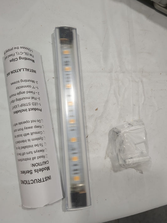 WAC Lighting 2pk of LED Strip Light Straight Edge ls-led08-w-wt