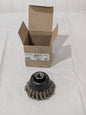 Osborn Cup Brush: 2-3/4" Dia, 0.014" Wire Dia, Stainless Steel, Knotted 33567