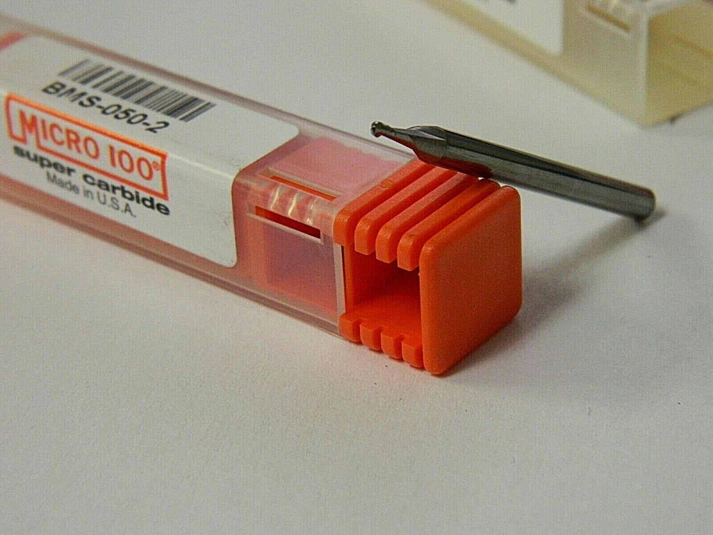 Micro 100 0.05" Diam 0.075" LOC 2 FL Solid Carbide Ball End Mill QTY 3