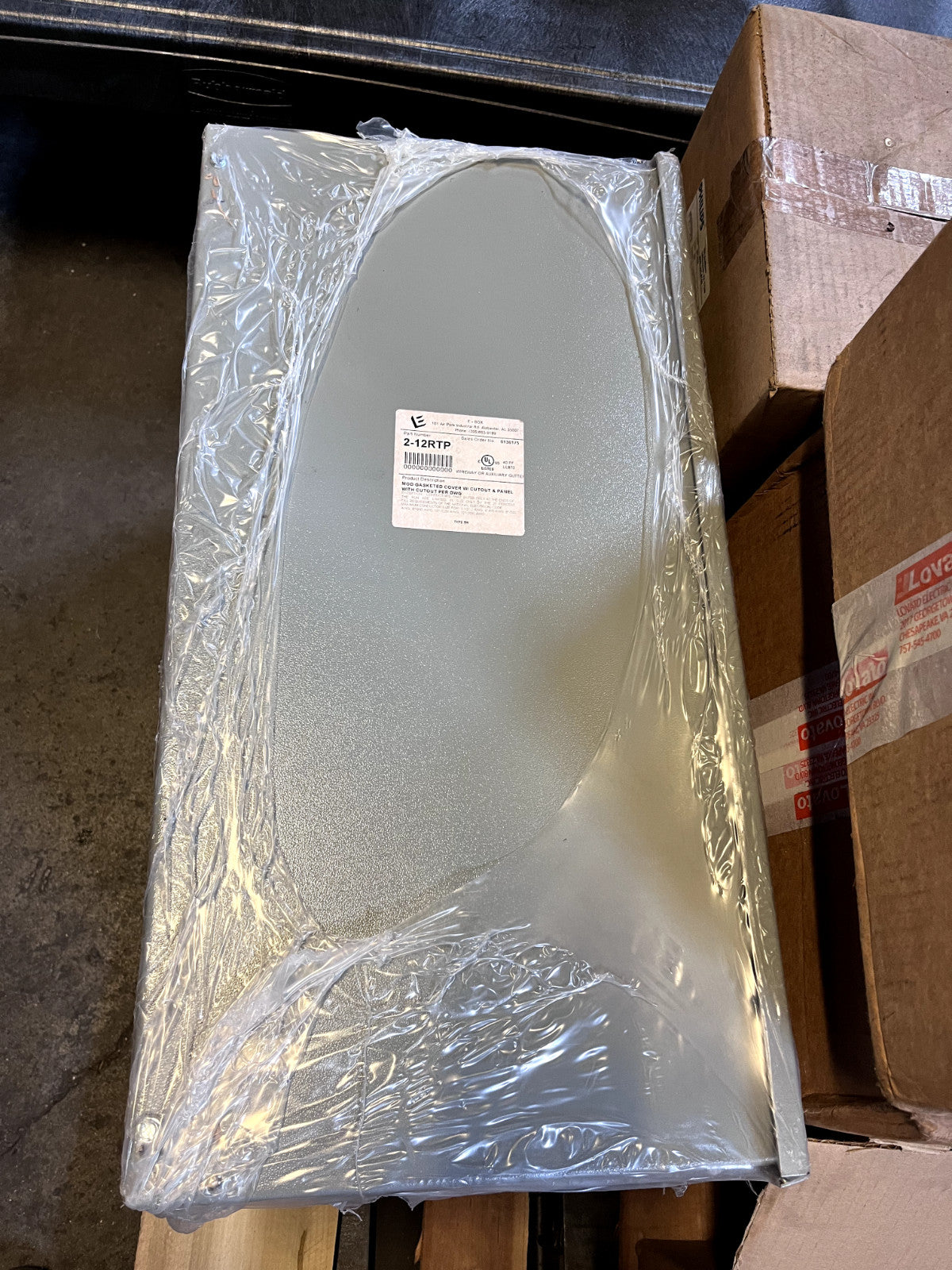 E-Box TYPE 3R GALVANIZED SCREW COVER RAIN PROOF TROUGH 29885  2-12RT