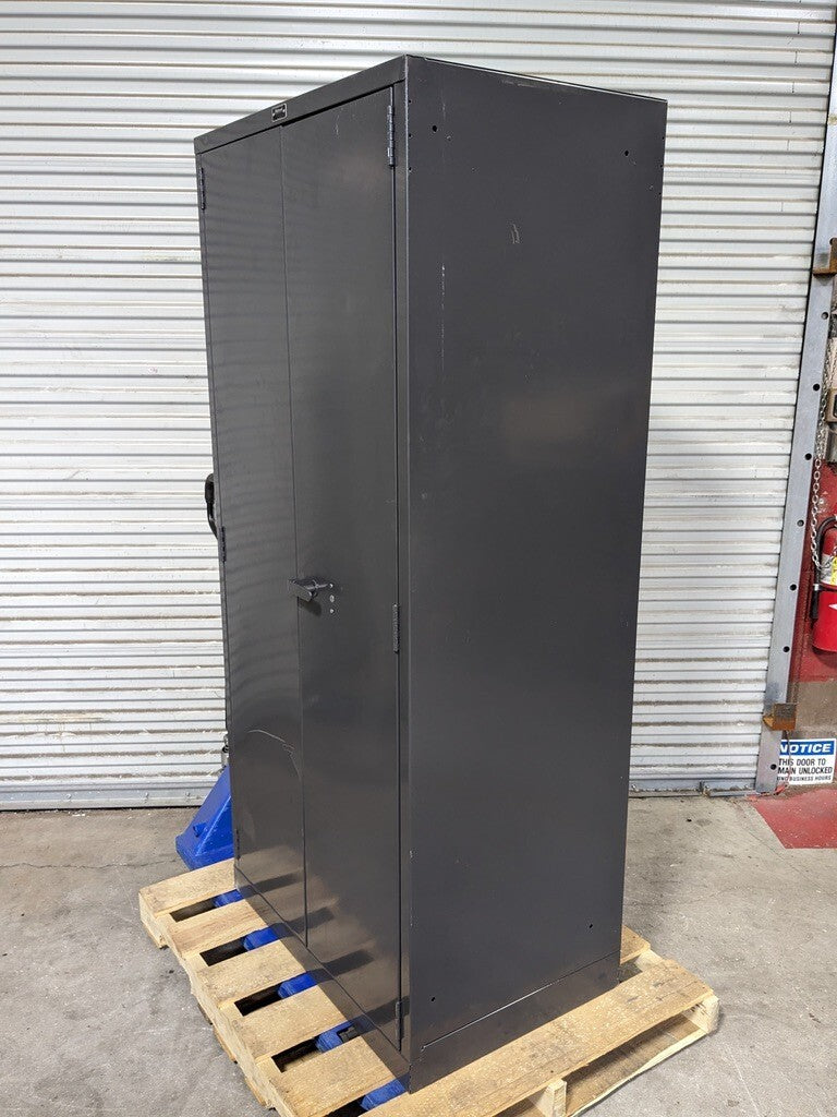 Hallowell Steel Storage Cabinet w/ Locking Handle 78" x 36" x 24" Scratch N Dent