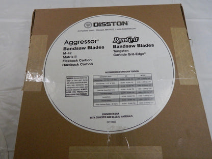 DISSTON Welded Bandsaw Blade: 7' 9 Long, 0.032 Thick, 14 TPI E1923