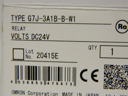 Omron Standard Electromechanical Screw General Purpose Relay  G7J3A1BBW1DC24