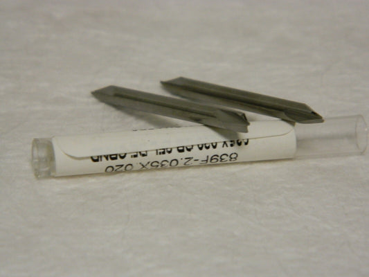 Richards Carbide COR RND EM .035″ RAD x .020″ PILOT 2 FL QTY 2 839F-2.035X.020