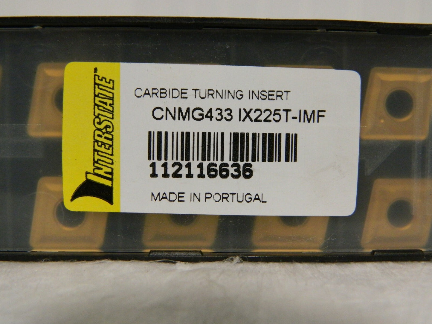 Interstate Carbide Turning Insert CNMG433 IMF IX225T Grade Qty 10 112116636