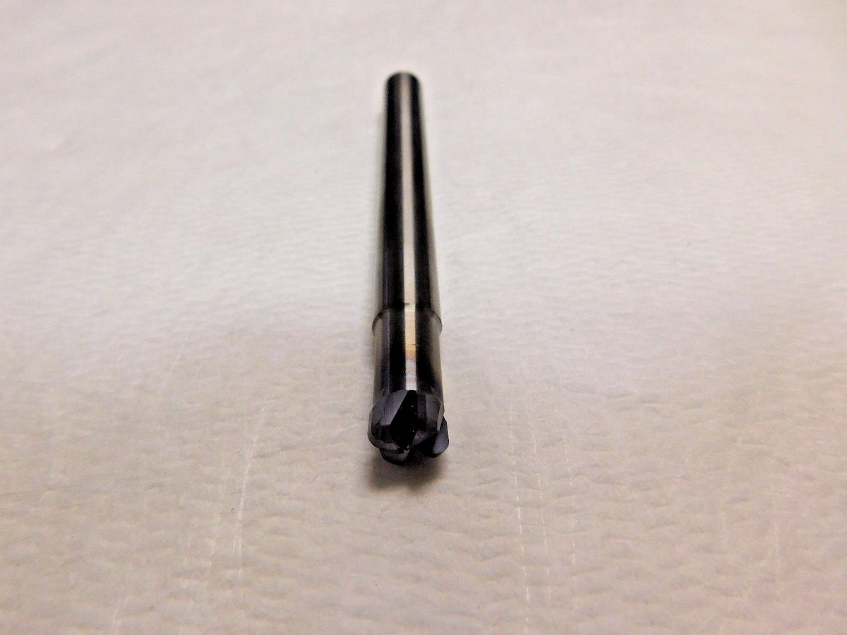 OSG Solid Carbide Corner Radius End Mill 10mm Dia 2mm Rad 4mm LOC 4FL 457010011