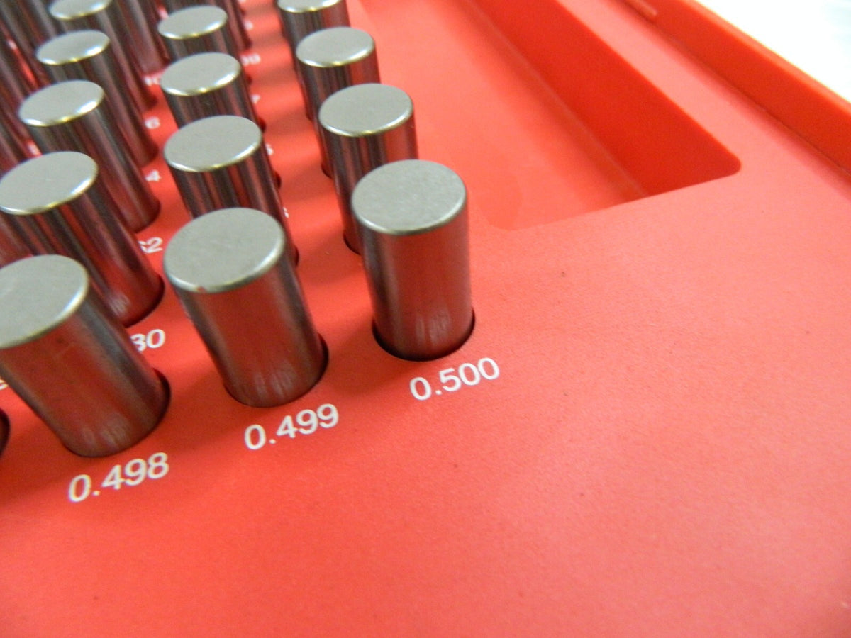 Class ZZ Plug Gage Set: 0.251 to 0.5 Range, 250 Pc 616-81210