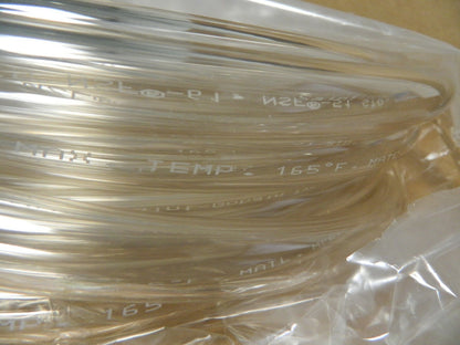 Tygon Plastic Tube 5/8" ID 7/8" OD 1/8" Wall Thickness Approx. 48