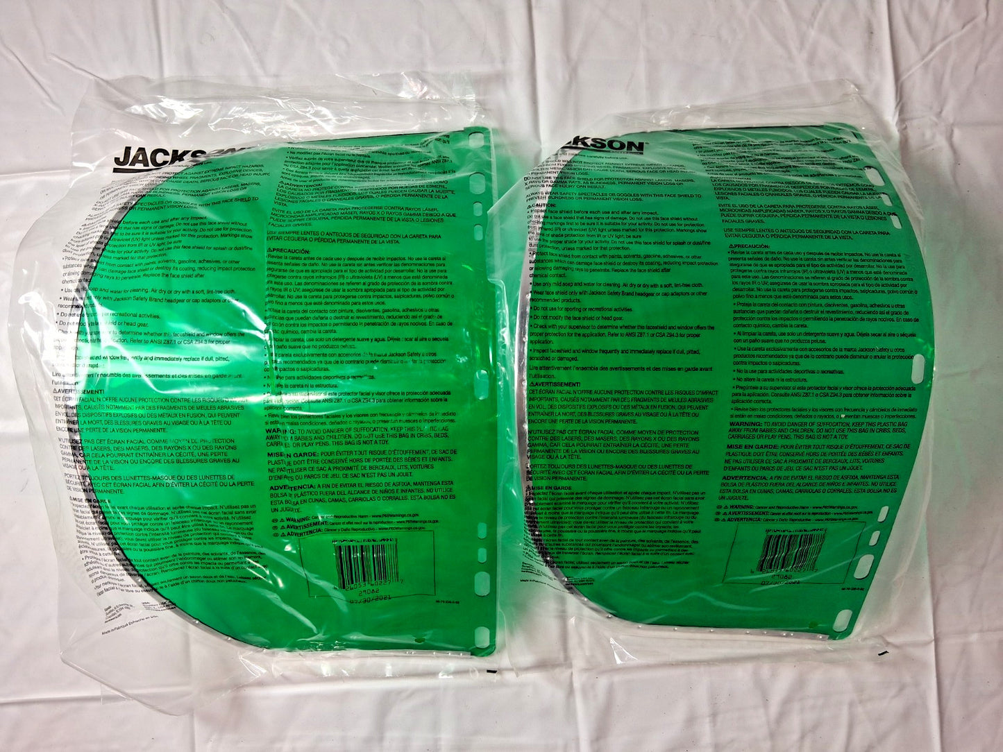 Jackson Saftey Replacement Window Face Sheild Windows & Screens 2pk 87218970