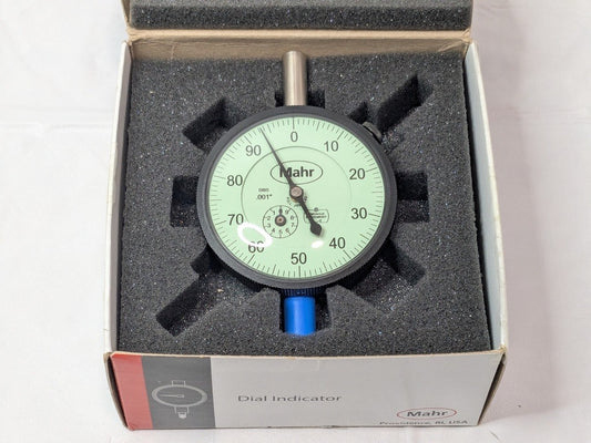 Mahr Dial Drop Indicator 0-100 Dial Reading 1.0000" Max Measurement 2011270