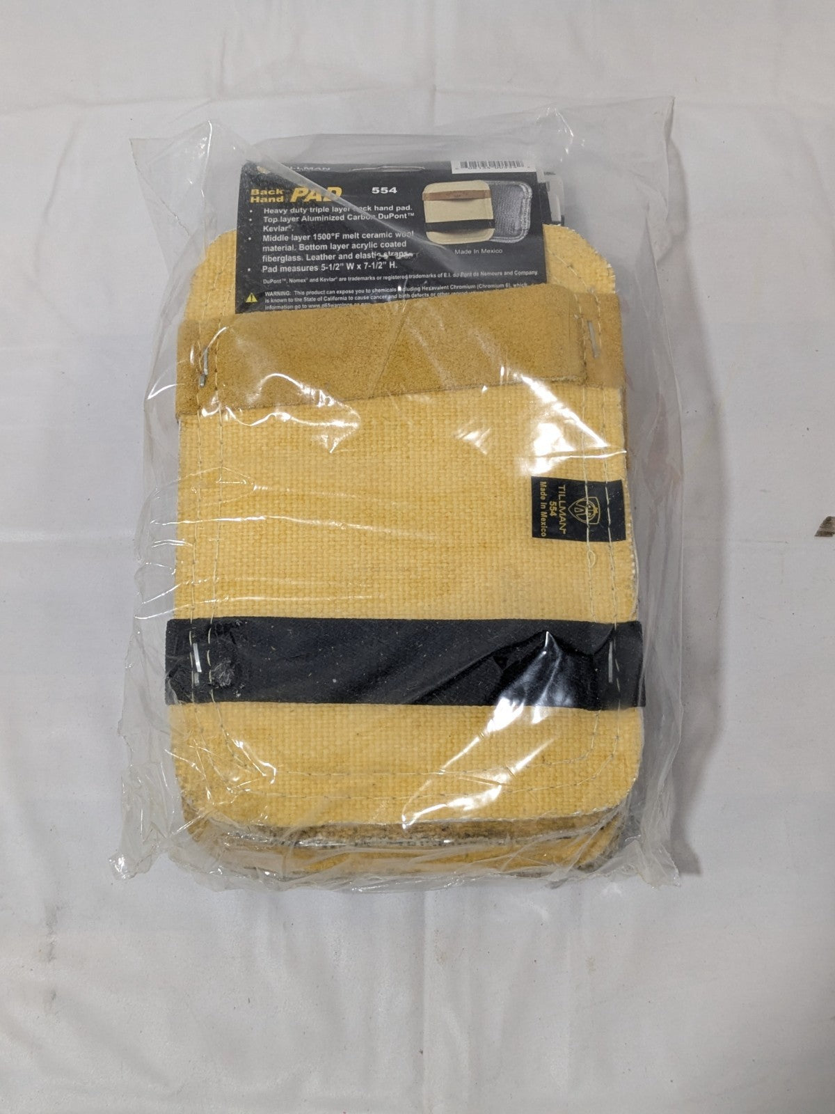 6 Pack Tillman Triple Layer Aluminized Ceramic Wool Back Hand Pads 554