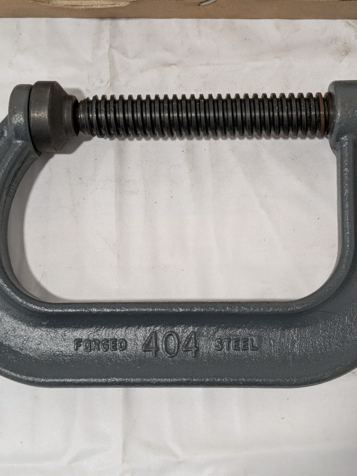 Wilton C-Clamp: 4" Max Opening, 2-3/4" Throat Depth, Regular-Duty 20303