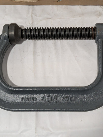 Wilton C-Clamp: 4" Max Opening, 2-3/4" Throat Depth, Regular-Duty 20303