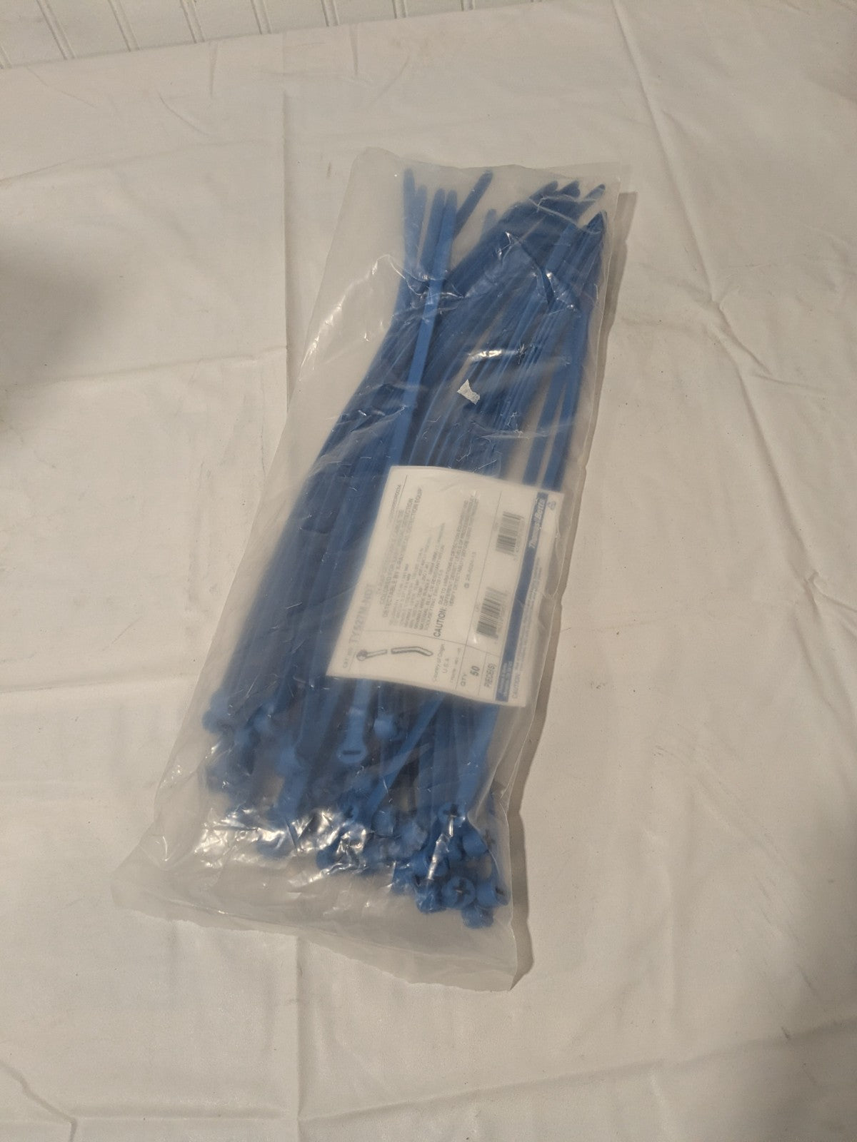 (50) T&B Metal Detectable Cable Tie: Stainless Steel Barb, 13-1/2" L TY527M-NDT