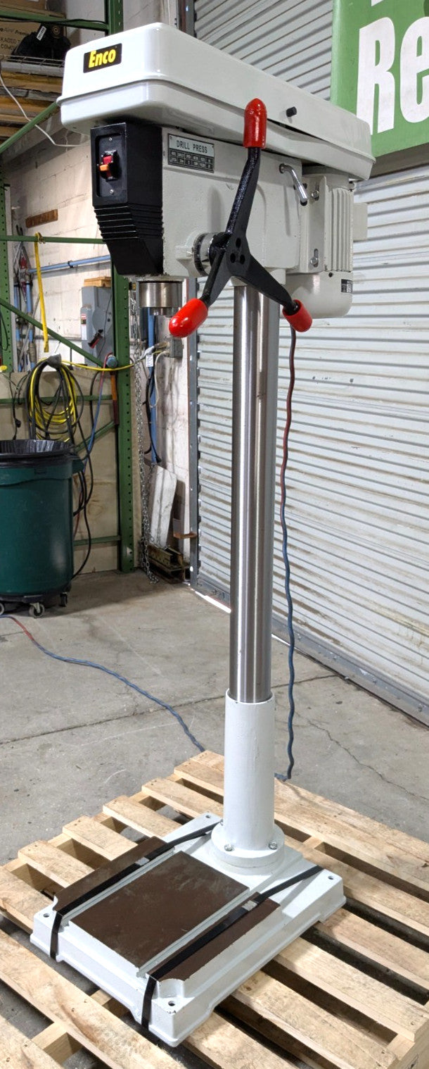 Enco Drill Press 20" 115V  1.5HP  12 Speed ZJ5132A  *Incomplete Scratch & Dent*