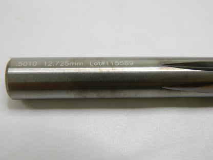 M.A. FORD SC Chucking Reamer 0.501" Diam 6-FL Straight Shank Straight FL 03618