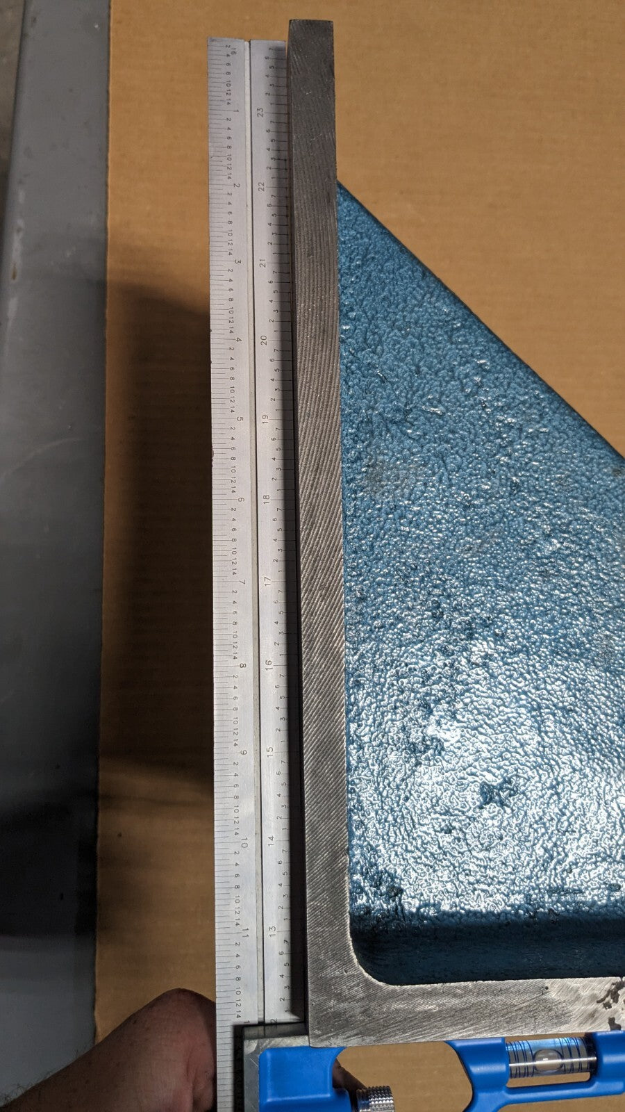 Machined Angle Plate 12" x 12" x 12" Cast Iron Flat Surface Doubl
