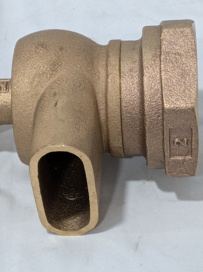 Watts 2" Pipe, Bronze, Mechanical Float Valve, 165 psi 0780014