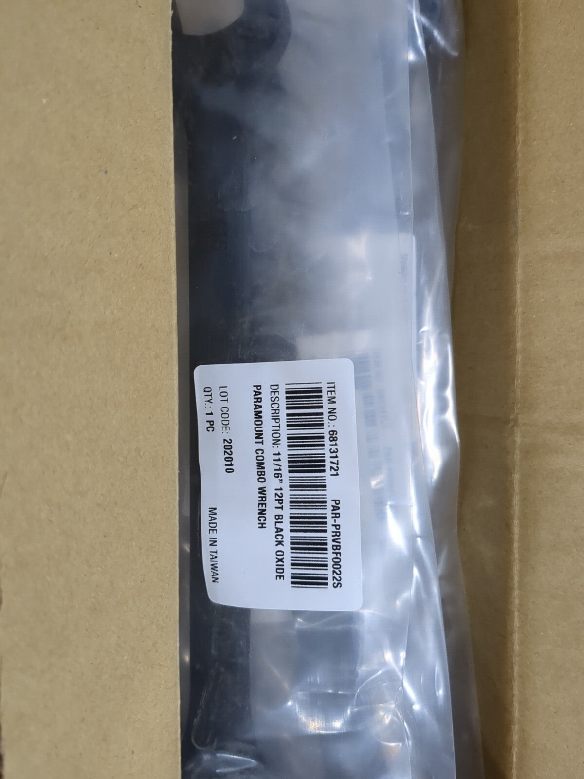 PARAMOUNT Combination Wrenches 5pk: 11/16" Head Size 022-1116-BF