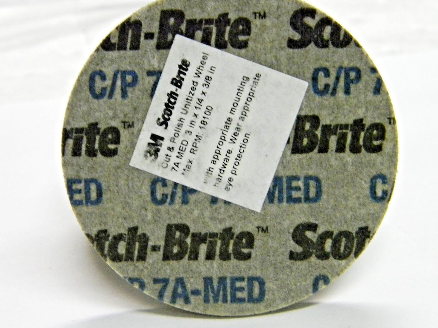 Scotch Brite 3m MED WHEEL UNITIZED CUT/POLISH QIA 5per lot  00048011151236